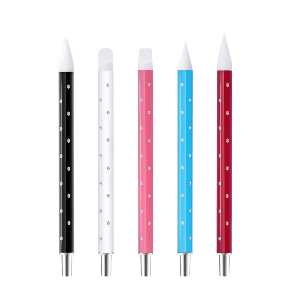 15 Pcs Nail Brushes Pen Premium Painting Tools, Gradient Painting Brush,Nail Extension Gel Brush, Builder Gel Brush, Nail Art Liner Brush and Nail Dotting Pen for Salon DIY Manicure, Present.,5 silico