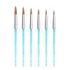15 Pcs Nail Brushes Pen Premium Painting Tools, Gradient Painting Brush,Nail Extension Gel Brush, Builder Gel Brush, Nail Art Liner Brush and Nail Dotting Pen for Salon DIY Manicure, Present.,6pcs cry view 1