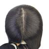 24Inch Silk Skin Base Toupee For Women 15x16cm European Virgin Human Hair Extension Clips In Hair Topper With 2 CM PU Around (20inch, 2 Dark Brown) view 4