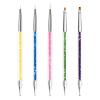 15 Pcs Nail Brushes Pen Premium Painting Tools, Gradient Painting Brush,Nail Extension Gel Brush, Builder Gel Brush, Nail Art Liner Brush and Nail Dotting Pen for Salon DIY Manicure, Present.,5 point view 1