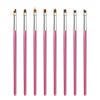 15 Pcs Nail Brushes Pen Premium Painting Tools, Gradient Painting Brush,Nail Extension Gel Brush, Builder Gel Brush, Nail Art Liner Brush and Nail Dotting Pen for Salon DIY Manicure, Present.,8 petals view 1