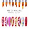 15 Pcs Nail Brushes Pen Premium Painting Tools, Gradient Painting Brush,Nail Extension Gel Brush, Builder Gel Brush, Nail Art Liner Brush and Nail Dotting Pen for Salon DIY Manicure, Present.,8 petals view 2