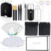 Eyelash Extension Supplies USB Air Conditioning Blower Facial Mister Lash Tweezers Mirror Mascara Brush Lash Shampoo Brush Bottle Silicone Pad Glue Rings Under Eye Gel Pads Micro Applicators Tapes view 1