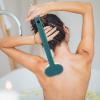 Beavorty Bathing Body Scrubber Soft Bristles Handle Exfoliating Shower Brush for Gentle Cleaning and Massage for Family Use and Travel view 4