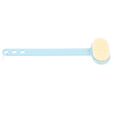 Beavorty Handle Back Scrubber for Bathing Soft Body Exfoliating Brush for Convenient Clean for Back Arms Legs and More Easy Storage Bath Brush Lake