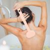 Beavorty Handle Body Scrubber Brush for Bristles for Gentle Exfoliation and Massage for Back Cleaning Convenient Hanging Design for Home Bathing Use view 3