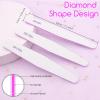 50 Pcs Nail File Set, Emery Board Nail Files for Natural Nails 180/240 Grit Nail File for Natural Nail Shaping Nail Filers Manicure Tools view 4
