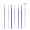 15 Pcs Nail Brushes Pen Premium Painting Tools, Gradient Painting Brush,Nail Extension Gel Brush, Builder Gel Brush, Nail Art Liner Brush and Nail Dotting Pen for Salon DIY Manicure, Present.,7 purple view 1