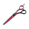 Professional Hair Cutting Shears, 6inch Japan 440c steel scissor Red hair scissors cutting barber haircut thinning shears hairdresser scissors (Color : Cutting) view 1