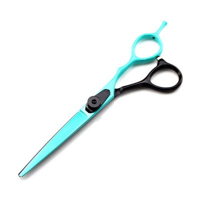 Professional Hair Cutting Shears, 6inch Japan 440c steel cut scissor Green hair scissors cutting barber haircut thinning shears hairdresser scissors (Color : Cutting)
