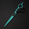 Professional Hair Cutting Shears, 6inch Japan 440c steel cut scissor Green hair scissors cutting barber haircut thinning shears hairdresser scissors (Color : Cutting) view 2