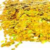 Gold Pineapple Holographic Shape Glitter for tumblers Polyester Nail Art Confetti Summer (2oz) view 1
