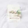 1Set Women Girls Hairpins Geometric Pearl Cute Hair Ornament Planet Hair Clips Starry Sky Barrettes Fashion New Hair Accessories (Color : B) view 1