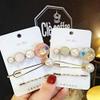 1Set Women Girls Hairpins Geometric Pearl Cute Hair Ornament Planet Hair Clips Starry Sky Barrettes Fashion New Hair Accessories (Color : B) view 2