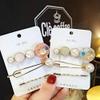 1Set Women Girls Hairpins Geometric Pearl Cute Hair Ornament Planet Hair Clips Starry Sky Barrettes Fashion New Hair Accessories (Color : B) view 4