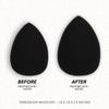 ForPro Professional Collection Expert Beauty Sponge Blender, Premium Makeup Sponge, Latex-Free, 100% Vegan & Cruelty-Free, Black view 3