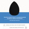 ForPro Professional Collection Expert Beauty Sponge Blender, Premium Makeup Sponge, Latex-Free, 100% Vegan & Cruelty-Free, Black view 4