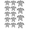 Tatodays Temporary tattoo turtles black maori tribal body art sticker transfer for arms shoulder Aztec Polynesian Samoan Hawaiian for adult men and women view 1
