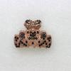 Faship Gorgeous Black Rhinestone Crystal Floral Hair Claw Clips view 2