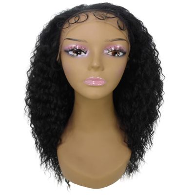 LUXLUXE Deja Curly Glamour 24 in Long 13x6 Wig, Heat Resistant Fibers, 20+ Shades of Natural, Dip Dyed, & Blended Colors