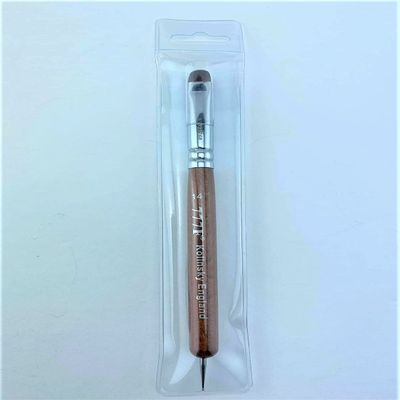 777 Premium Pure Kolinsky French Brush (Size 14 with Dotting Tool)