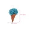 2pcs Adorable Ice Cream Bath Sponge Portable Shower Loofah with Lanyard Gentle Exfoliating Household Accessory for Relaxing Bath Experience Quick-Drying Space-Saving view 3