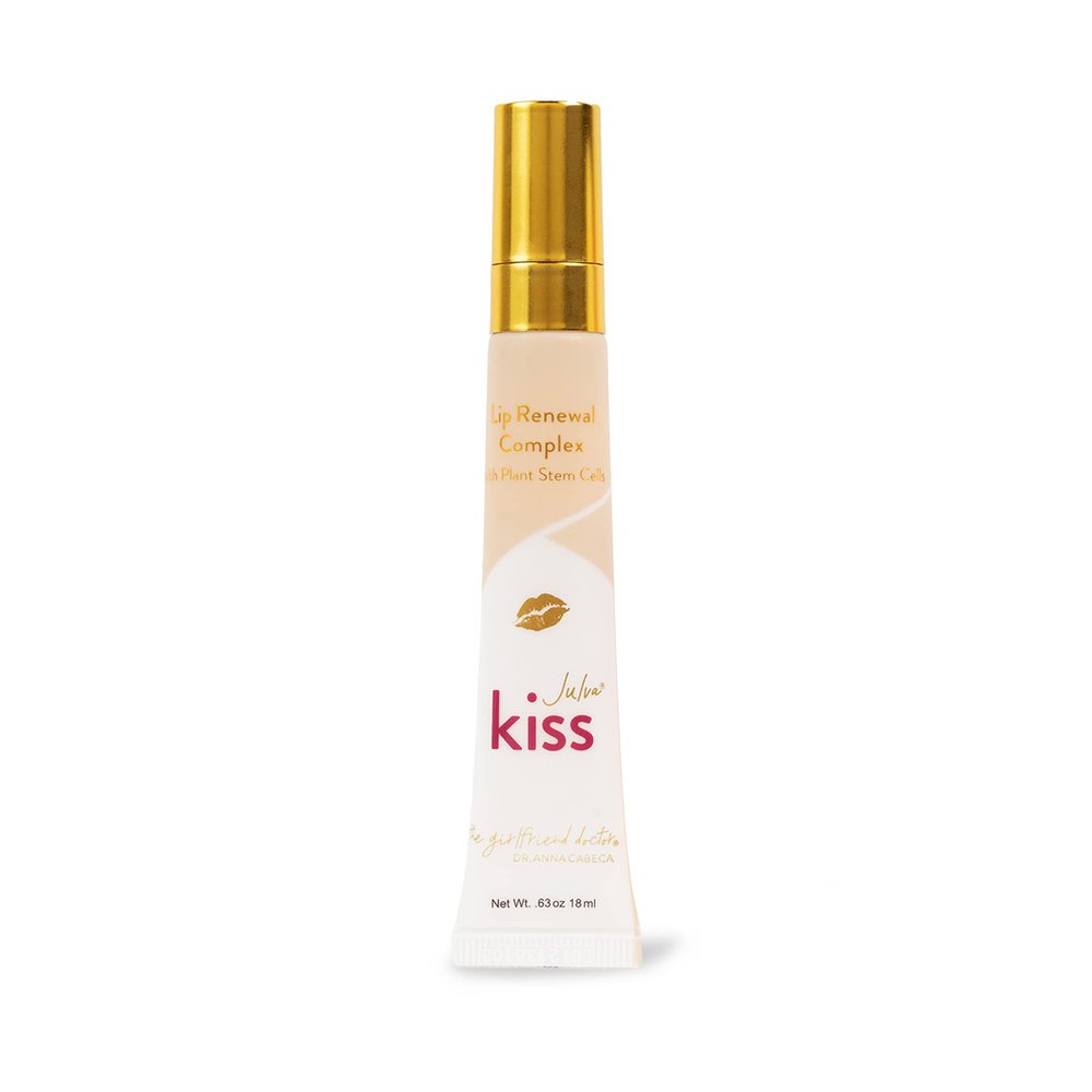 Julva Kiss Lip Renewal Complex by Dr. Anna Cabeca  Botanical Lip Hydrator for Smoothness, Comfort & Daily Confidence  0.3 oz