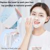 Disposable Face Towel 100 Count for Washing Soft Cotton Dry Wipes Facial Cloths Towelettes for Washing and Drying, Facial Tissue for Cleansing, Skincare and Makeup Remover (4 Pack) view 2