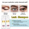 3.38OZ Eyelash Extension Cleanser Lash Mousse Unsent Lash Shampoo for Extensions, Natural Lashes Makeup & Mascara Remover Professional & Self view 4