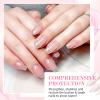 AZUREBEAUTY Nail Repair Kit Transparent Crystal for Broken Cracked Split Weak Nails, Ideal Solution Emergency Easy Quick Fix Dip Powder 28 g 1 Oz Quick-Drying Repair Glue 10 ml Nail File Nail Buffer view 2