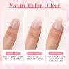 AZUREBEAUTY Nail Repair Kit Transparent Crystal for Broken Cracked Split Weak Nails, Ideal Solution Emergency Easy Quick Fix Dip Powder 28 g 1 Oz Quick-Drying Repair Glue 10 ml Nail File Nail Buffer view 4
