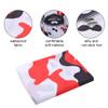 Barber Cape for Adults, Hair Cutting Cape with Snaps Closure, Waterproof Hairdressing Stylist Cape Gown Professional Salon Polyester Cape - 57'' x 64'' (Black & Red Camouflage) view 4