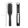 MEN'S GROOMING BARBER PRO Boar Bristle Hair Brush, Double Sided, Oblong, for Dry Straight Hair, Unisex view 3