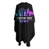 MLIANCEN Custom Barber Hairdresser Cape, Add Your Photo Text or Logo Personalized Barbershop Salon Cape for Men, Customized Hair Cutting view 3