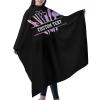 MLIANCEN Custom Barber Cape Hairdresser Cape, Add Your Photo Text or Logo Personalized Salon Cape for Men, Customized Hair Cutting Cape for Home Salon Barbershop, 1.0 Count view 2