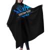 Custom Barber Cape Hairdresser Cape, Add Your Photo Text or Logo Personalized Barbershop Salon Cape for Men, Customized Hair Cutting Cape for Home Salon Barbershop view 2