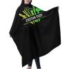Custom Barber Cape Hairdresser Cape, Add Your Photo Text or Logo Personalized Barbershop Salon Cape for Men, Customized Hair Cutting Cape for Home Salon Barbershop view 2