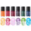 Maniology Rainbow Splash Sheer Tint Nail Art Stamping Polish Collection (Sunny Day(B271), Poppyseed(B272), Vermillion(B273), Violet Spectrum(B274), Garden Gnome(B275), Ocean Depth(B276)) view 1