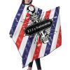 MLIANCEN Custom Barber Cape Hairdresser Cape, Add Your Photo Text or Logo Personalized Salon Cape for Men, Customized Hair Cutting Cape for Home Salon Barbershop, 1.0 Count view 2