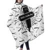 MLIANCEN Custom Barber Cape Hairdresser Cape, Add Your Photo Text or Logo Personalized Barbershop Salon Cape for Men, Customized Hair Cutting Cape for Home Salon Barbershop, 1.0 Count view 2