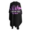 MLIANCEN Custom Barber Cape, Add Your Photo Text or Logo Personalized Hairdresser Salon Cape for Men, Customized Hair Cutting for Home Salon Barbershop view 3