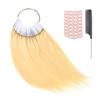 30 Pcs 8" Hair Swatches for Testing Color 100% Real Human Hair Level Swatches for Salon Training (Blonde613#) view 1