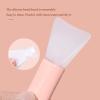Angzhili 2 PCS Double-Ended Face Mask Brush with Silicone Brush Head,Facial Mud Mask Applicator Brush,Beauty Tool for Apply Mud, Clay, Charcoal Mixed Mask, Cream, Lotion Pink view 3