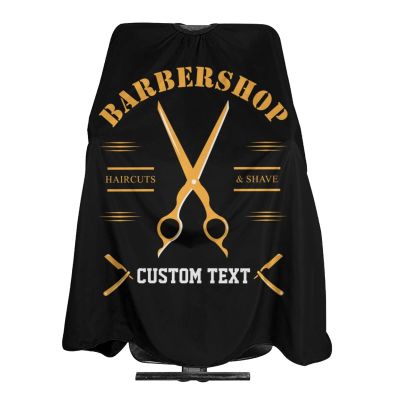 Custom Barber Cape Hairdresser Cape, Add Your Photo Text or Logo Personalized Salon Cape for Men, Customized Hair Cutting Cape for Home Salon Barbershop