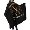 Custom Barber Cape Hairdresser Cape, Add Your Photo Text or Logo Personalized Salon Cape for Men, Customized Hair Cutting Cape for Home Salon Barbershop view 2