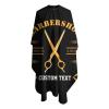 Custom Barber Cape Hairdresser Cape, Add Your Photo Text or Logo Personalized Salon Cape for Men, Customized Hair Cutting Cape for Home Salon Barbershop view 3