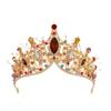 Baroque Queen Crown, Sinide Wedding Crown for Bride Rhinestone Princess Tiara for Women Gold Crown Princess Crystal Headband Tiaras for Girls,Wedding Halloween Faire Costume Birthday Hair Accessories view 1