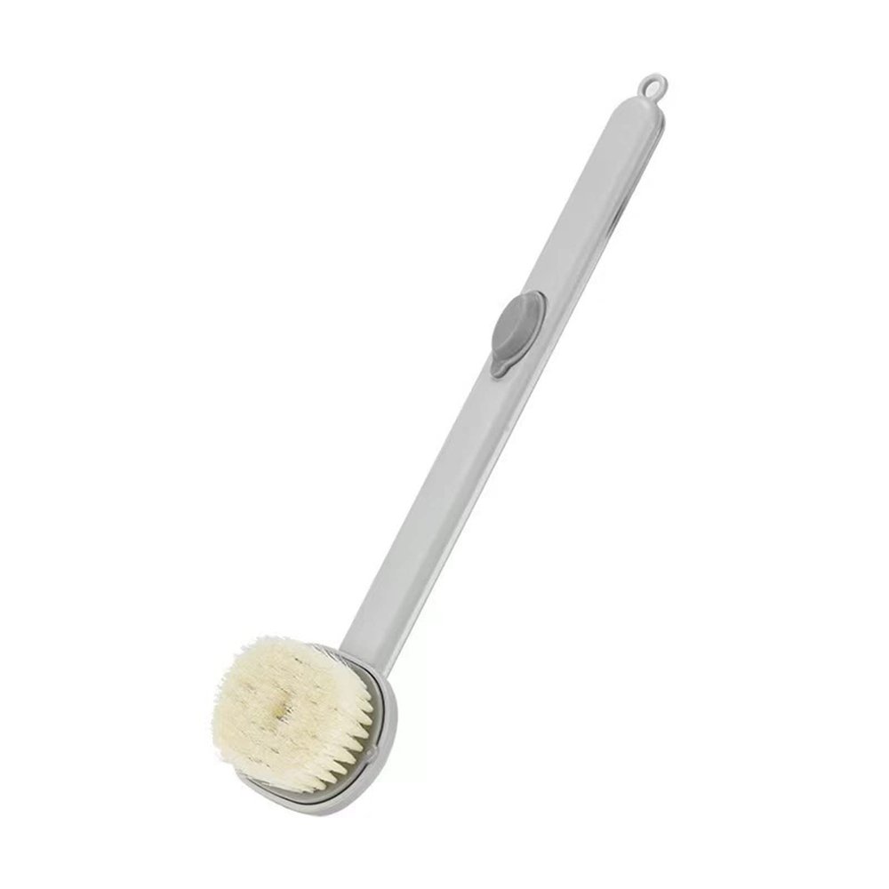 ANGUOEY 2022 New Long Handle Liquid Bath Brush, Multifunctional Detachable Back Body Bath Scrubber, Body Brush Back Scrubber,Silicone Back Brush Extra Long Exfoliating Body Scrubber with Handle