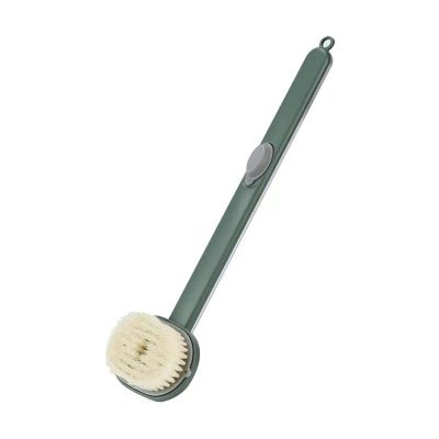 ANGUOEY 2022 New Long Handle Liquid Bath Brush, Multifunctional Detachable Back Body Bath Scrubber, Body Brush Back Scrubber,Silicone Back Brush Extra Long Exfoliating Body Scrubber with Handle