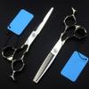 Professional Hair Cutting Shears, 6inch Professional JP 440c steel Upscale scissor Bearing screw hair scissors cutting barber thinning shears hairdresser scissors (Color : Set) view 1